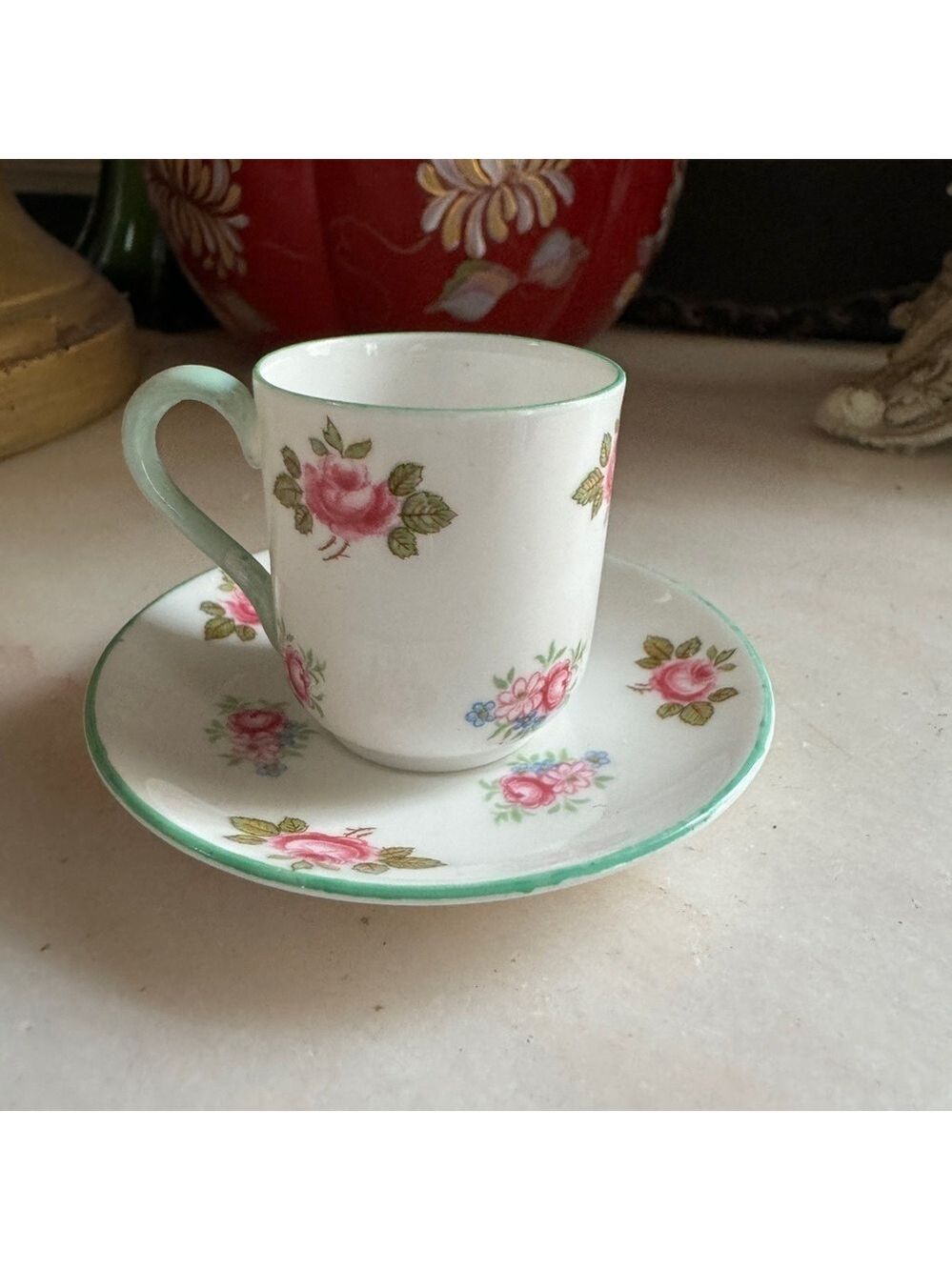 ☕ Vintage Shelley Miniature Tea Cup & Saucer #13426 – Best Ware - Picture 2 of 7